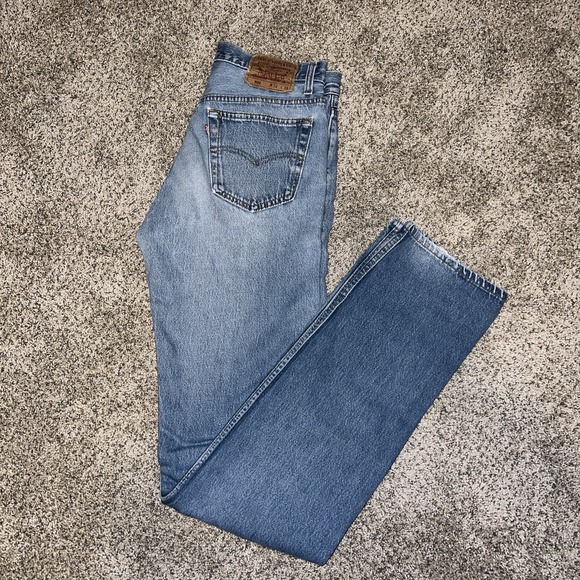 Levi's Other - Vtg Levi's 501 Jeans Mens 32x38 Light Wash Button Up, Made In USA,‎ Mid-late 80s